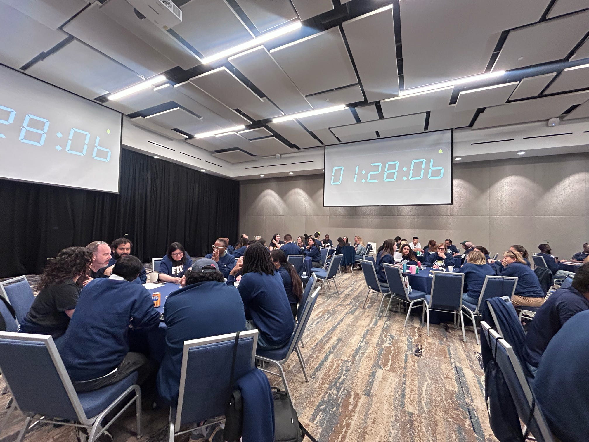 Conference audience during the talk